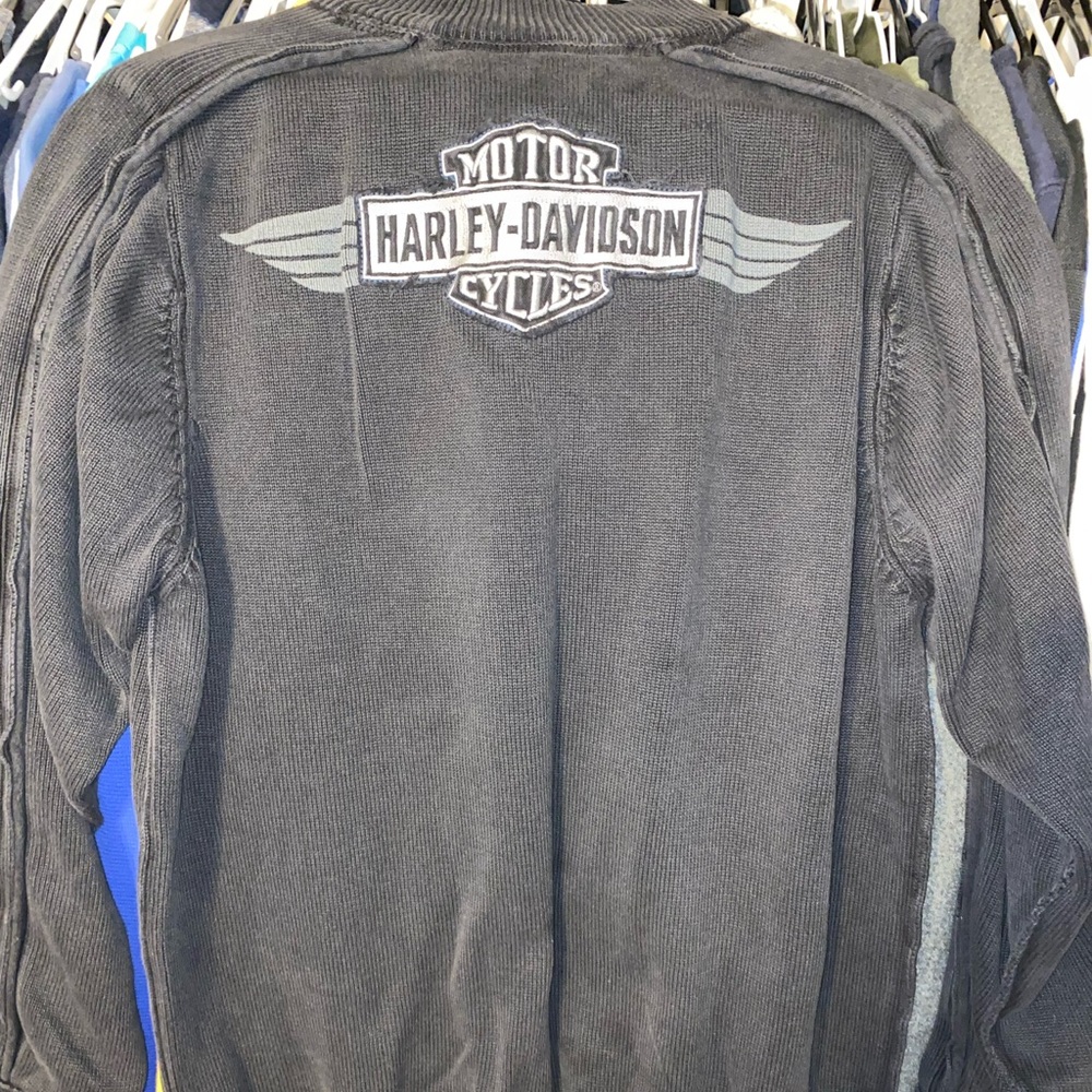 Super Cool Vintage Harley Davidson Knitted SweatShirt